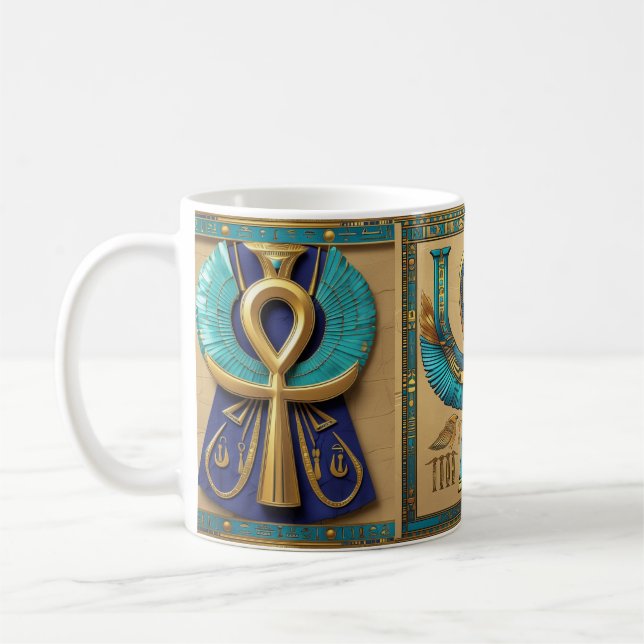 EGYPTIAN LIFE KEY COFFEE MUG (Left)