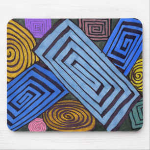 "Egyptian Links" Abstract Design Mousepad