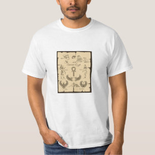 Egyptian Map T-Shirt – Land of Pharaohs & Pyramids