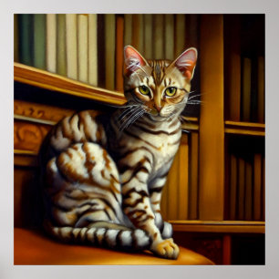 Egyptian Mau Cat Poster