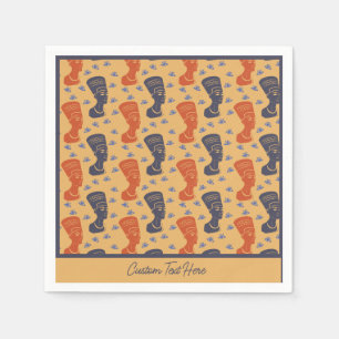 Egyptian Nefertiti Ancient Egypt Exotic Napkin