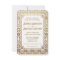 Egyptian Nouveau Wedding Invitations Gold & White
