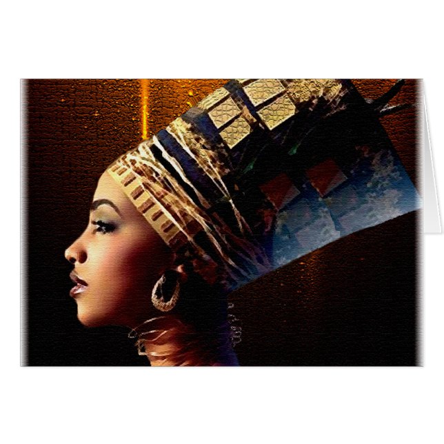 Egyptian Nubian Queen  (Front Horizontal)