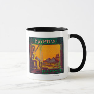 Egyptian Orange LabelDowney, CA Mug