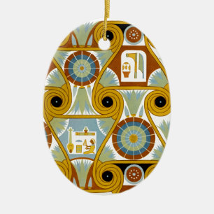 Egyptian Ornamnet #1 at Emporio Moffa Ceramic Tree Decoration