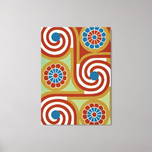 Egyptian Ornamnet #4 at Emporio Moffa Canvas Print