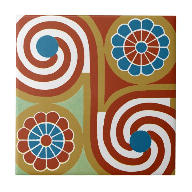 Egyptian Ornamnet #4 at Emporio Moffa Tile (Front)