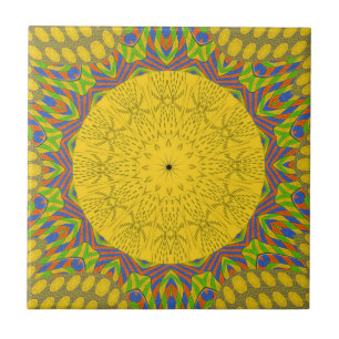 Egyptian Pattern Art Print Tile