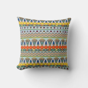 Egyptian Patterns Throw Pillows نقش مصري