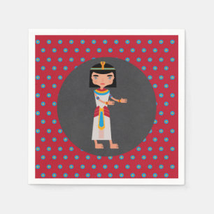 Egyptian pharaoh dance kids birthday Party Napkin