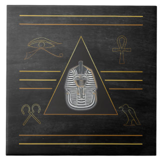 Egyptian Pharaoh Hieroglyphs Tile
