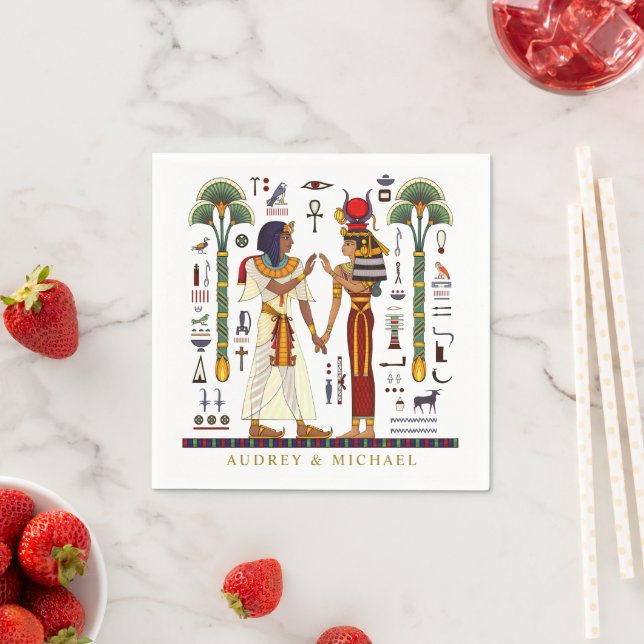Egyptian Pharaoh Napkin (Insitu)