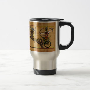 Egyptian Pharaoh Ramesses II & Chariot at Kadesh Travel Mug