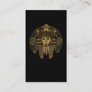Egyptian Pharaoh Sacred Geometry Egypt Alien Business Card