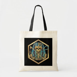 Egyptian Pharaoh Skull Tote Bag