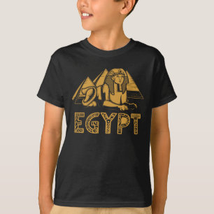 Egyptian Pharaoh Sphinx Pyramids Egypt T-Shirt