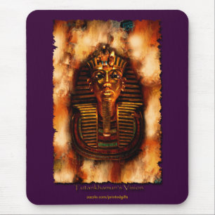 Egyptian Pharaoh Tutankhamen Art Mouse Pad