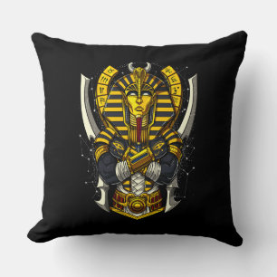 Egyptian Pharaoh Tutankhamun Ancient King Tut Cushion