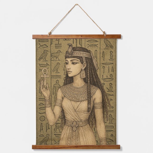 Egyptian Princess Hanging Tapestry (Front)
