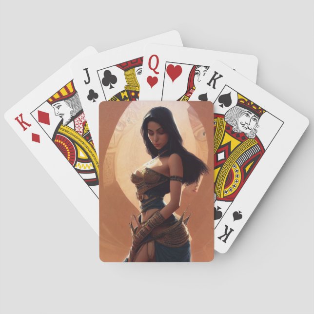 Egyptian Princess Playing Cards (Back)