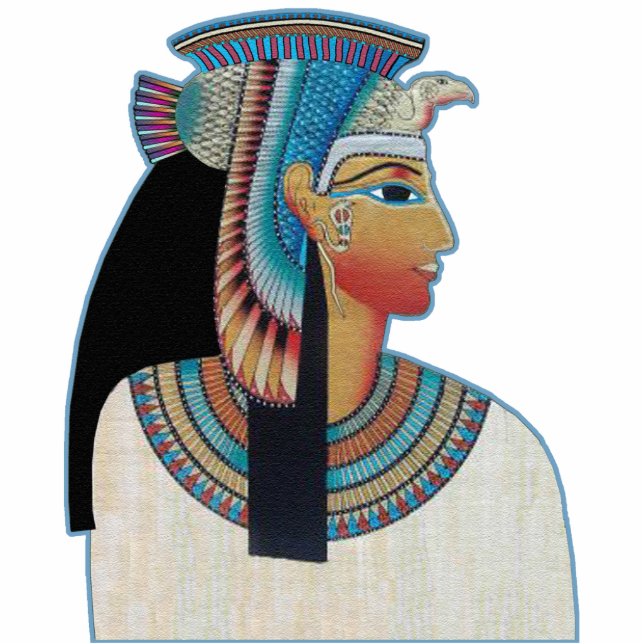 Egyptian Princess Standing Photo Sculpture (Front)