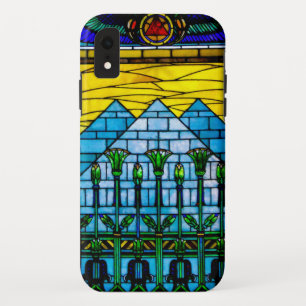 Egyptian Pyramid Tiffany-Style iPhone XR Case