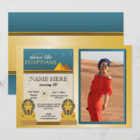 Egyptian Pyramids Birthday Gold Pharaohs Photo