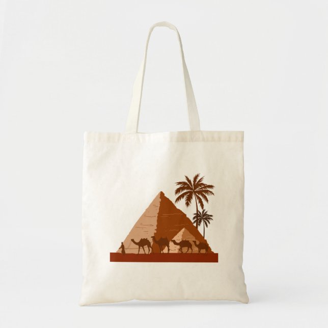 Egyptian pyramids Come & Visit Egypt Gift Tote Bag (Front)