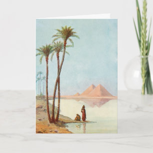 Egyptian Pyramids Congratulations Egypt Card