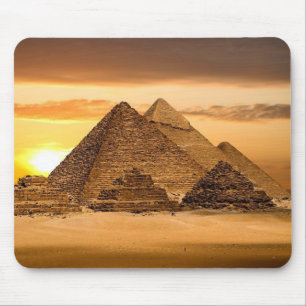 Egyptian pyramids mouse mat