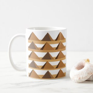 Egyptian Pyramids Pattern Coffee Mug