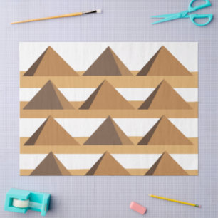 Egyptian Pyramids Pattern Tissue Paper