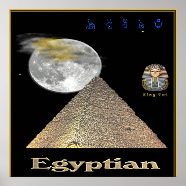 Egyptian pyramids poster (Front)