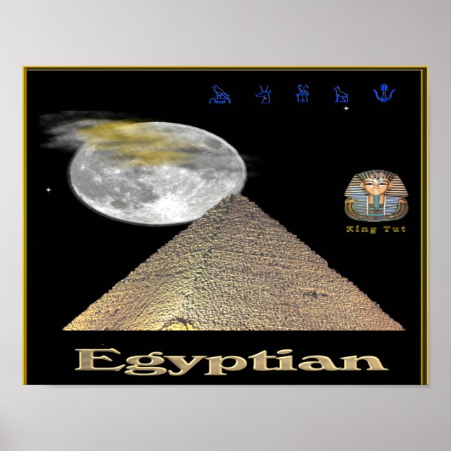 Egyptian pyramids poster (Front)