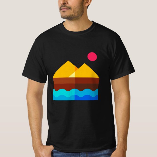 EGYPTIAN PYRAMIDS T SHIRT (Front)