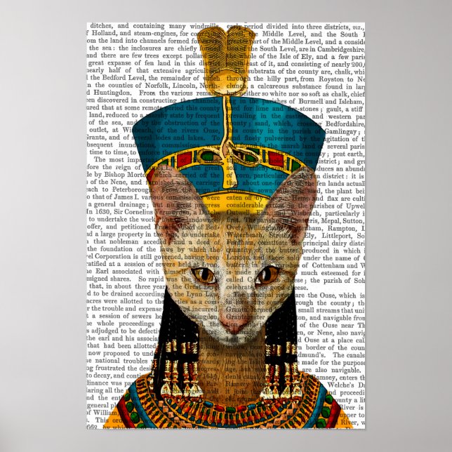 Egyptian Queen Cat Poster (Front)
