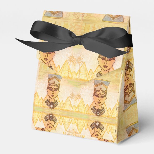 Egyptian queen Cleopatra Favour Box (Front Side)