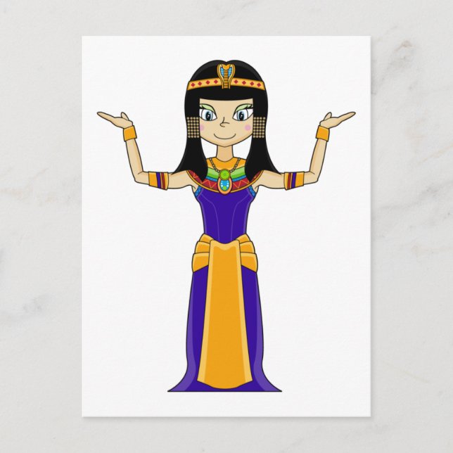 Egyptian Queen Cleopatra Postcard (Front)