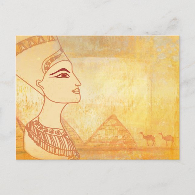 Egyptian queen Cleopatra Postcard (Front)