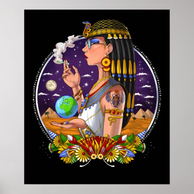 Egyptian Queen Cleopatra Poster (Front)