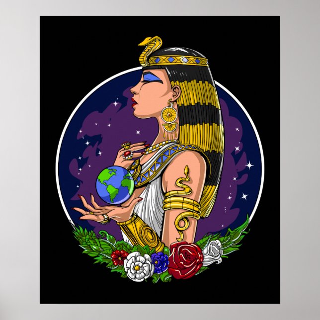 Egyptian Queen Cleopatra Poster (Front)