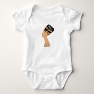 Egyptian queen Nefertiti Baby Bodysuit
