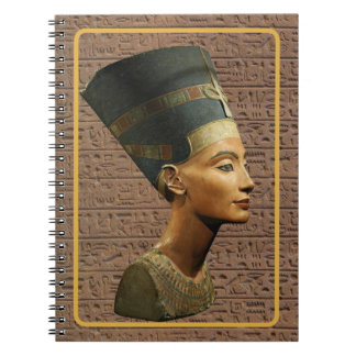 Egyptian Queen Nefertiti hieroglyph notebook