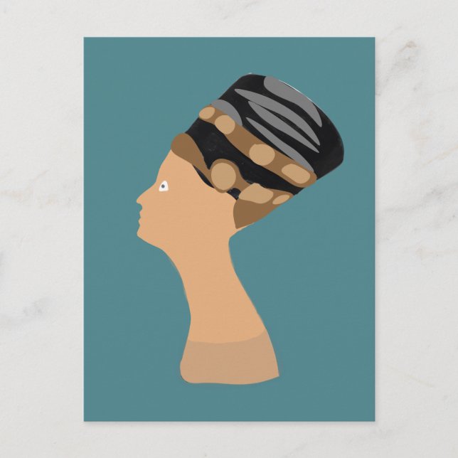 Egyptian queen Nefertiti Postcard (Front)