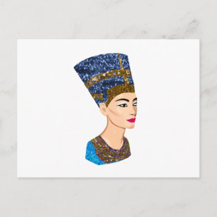 egyptian queen nefertiti postcard