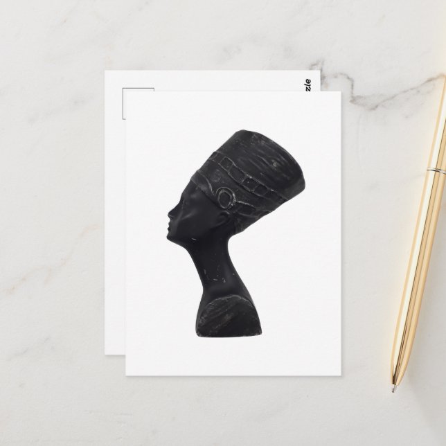 Egyptian queen Nefertiti Postcard (Front/Back In Situ)