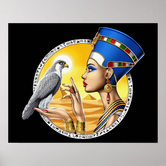 Egyptian Queen Nefertiti Poster (Front)