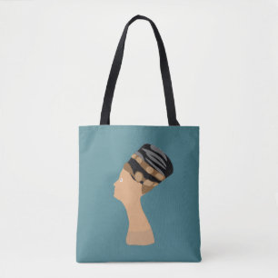 Egyptian queen Nefertiti Tote Bag