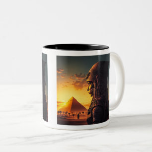 Egyptian Queen Two-Tone Mug, 11 oz  Two-Tone Coffee Mug