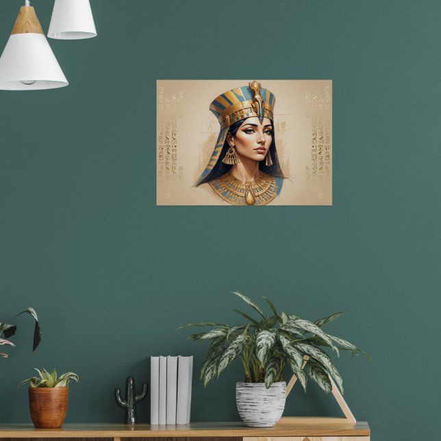 Egyptian Queen Wall Art – The Spirit of Ancient (Living Room 1)